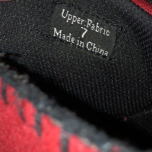 Talbots Preppy Academia Studious Holiday Red Material Ankle Booties - Picture 8 of 8